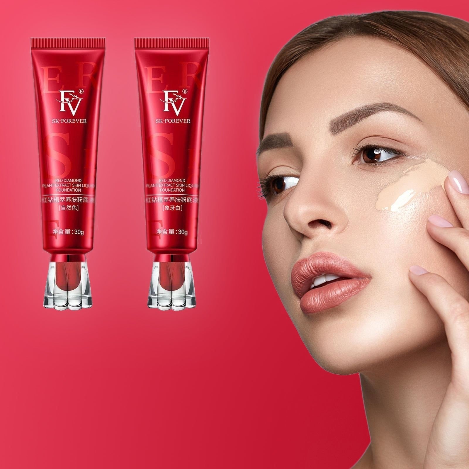 FV Foundation – Red Diamond Flawless Liquid Foundation