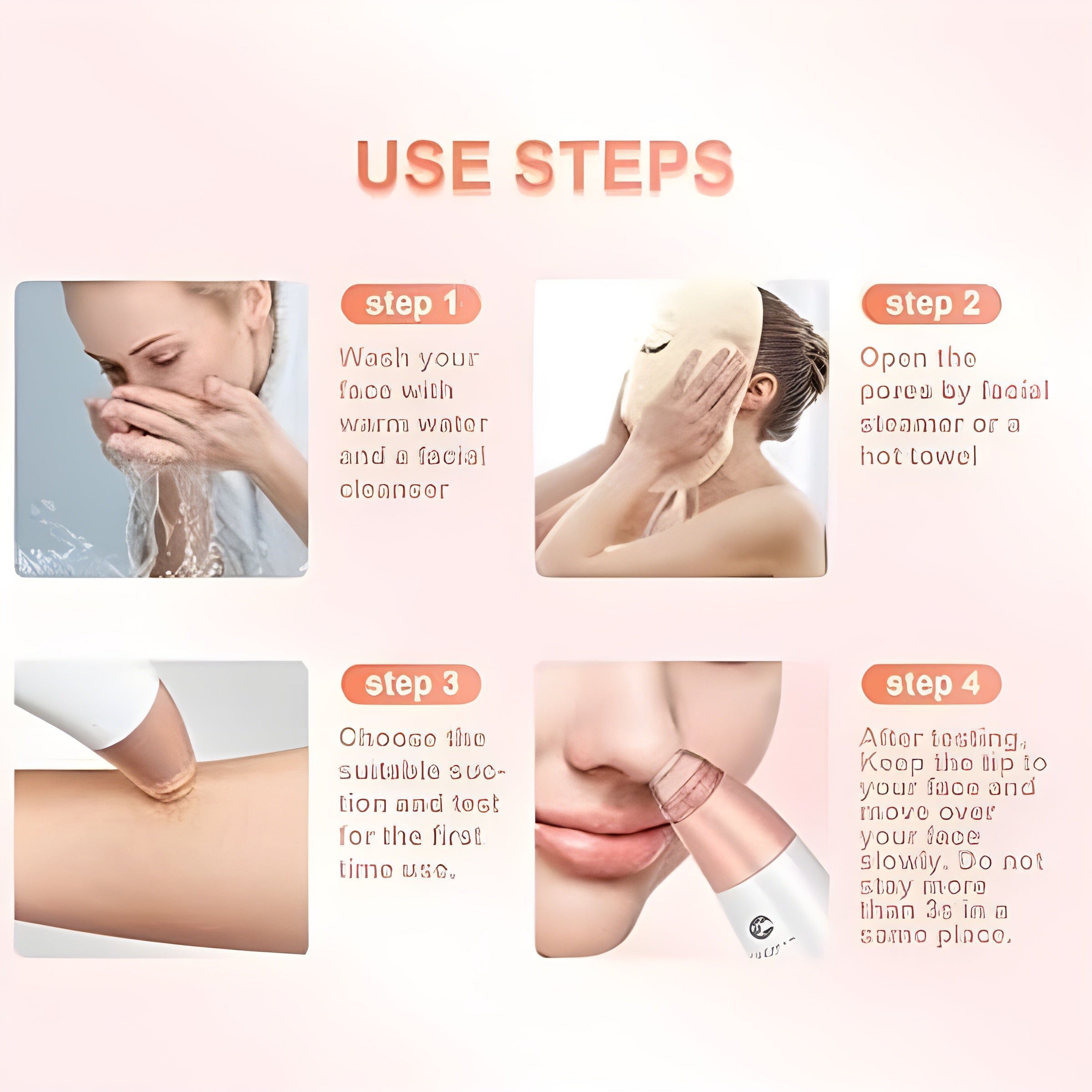 Rechargeable Blackhead Remover – Deep Pore Cleansing &amp; Skin Care
